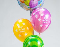 בלוני הליום מארז HAPPY BIRTHDAY