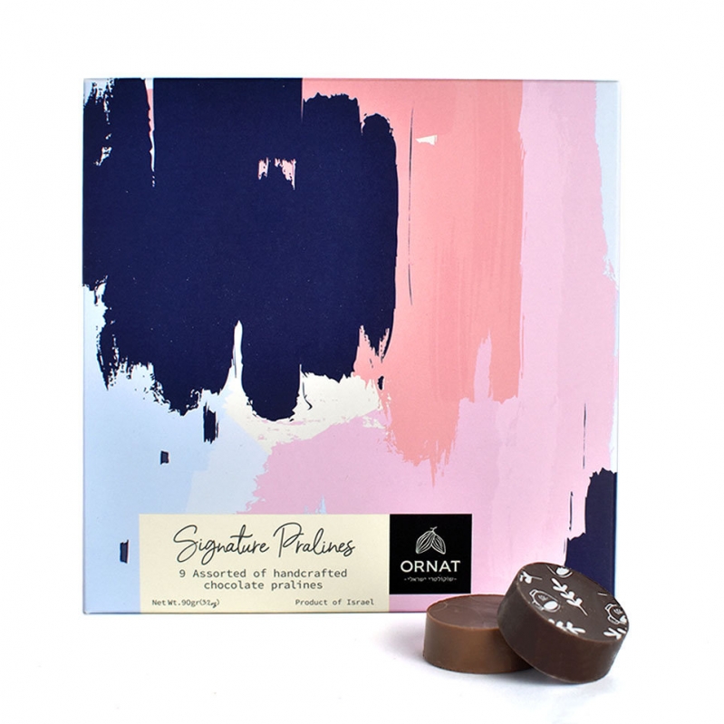 9 פרלינים מריר, חלב ולבן teta