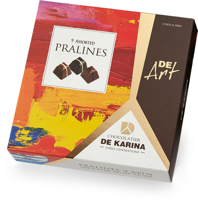 דה קרינה 9 פרלינים בעבודת יד ASSORTED